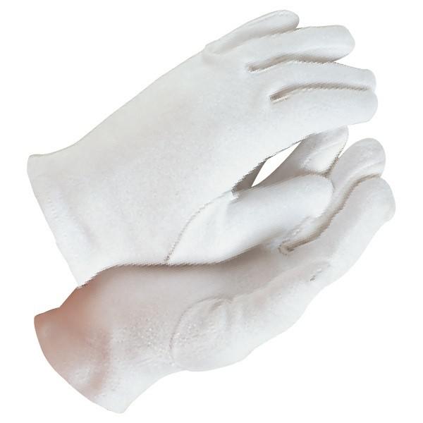 White Cotton Low Lint Gloves (thin)